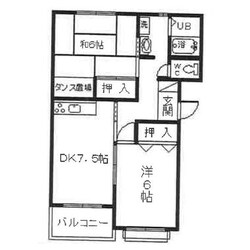 ロイヤルハイツⅡの物件間取画像